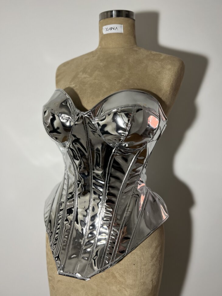 Silver Metalica Corset