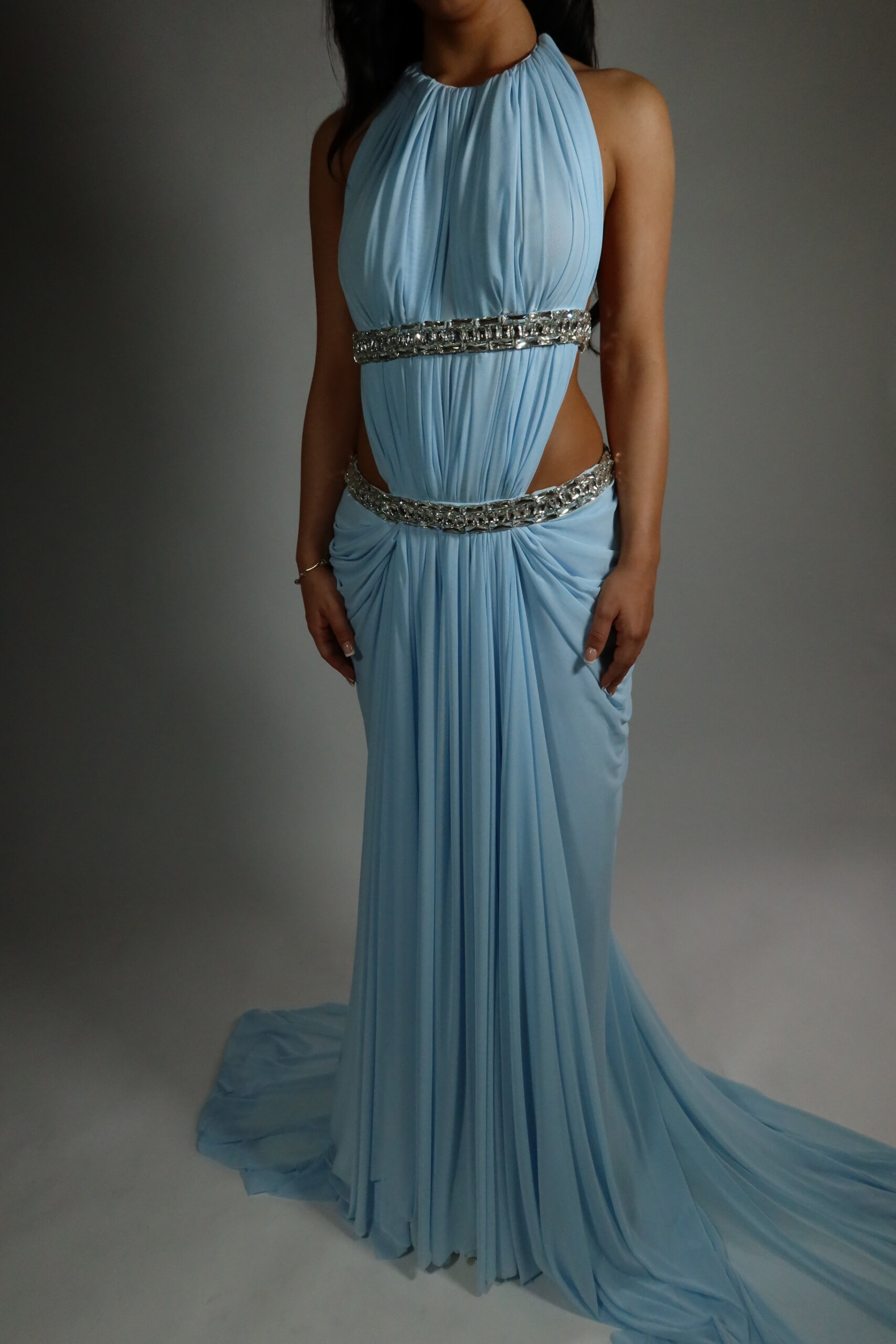 Blue Aura Glow Dress - Image 4