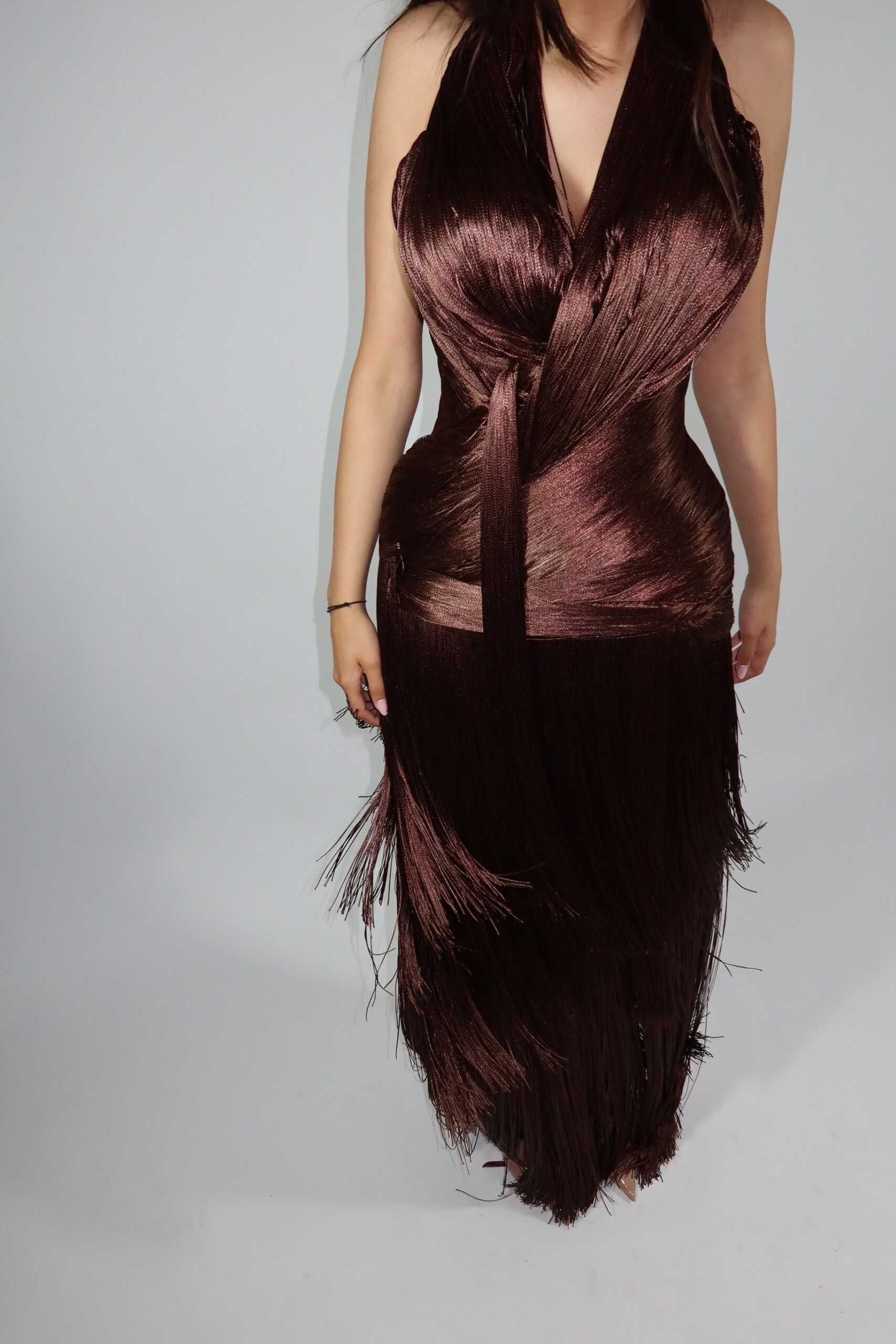 Brownie Fringe Dress - Image 3