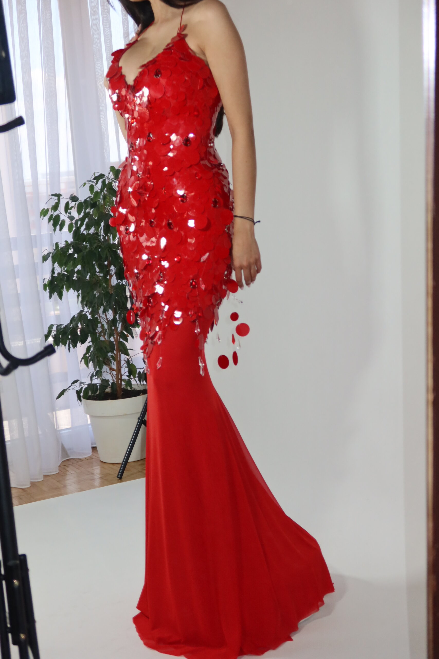 Red Ocean Dress - Image 2