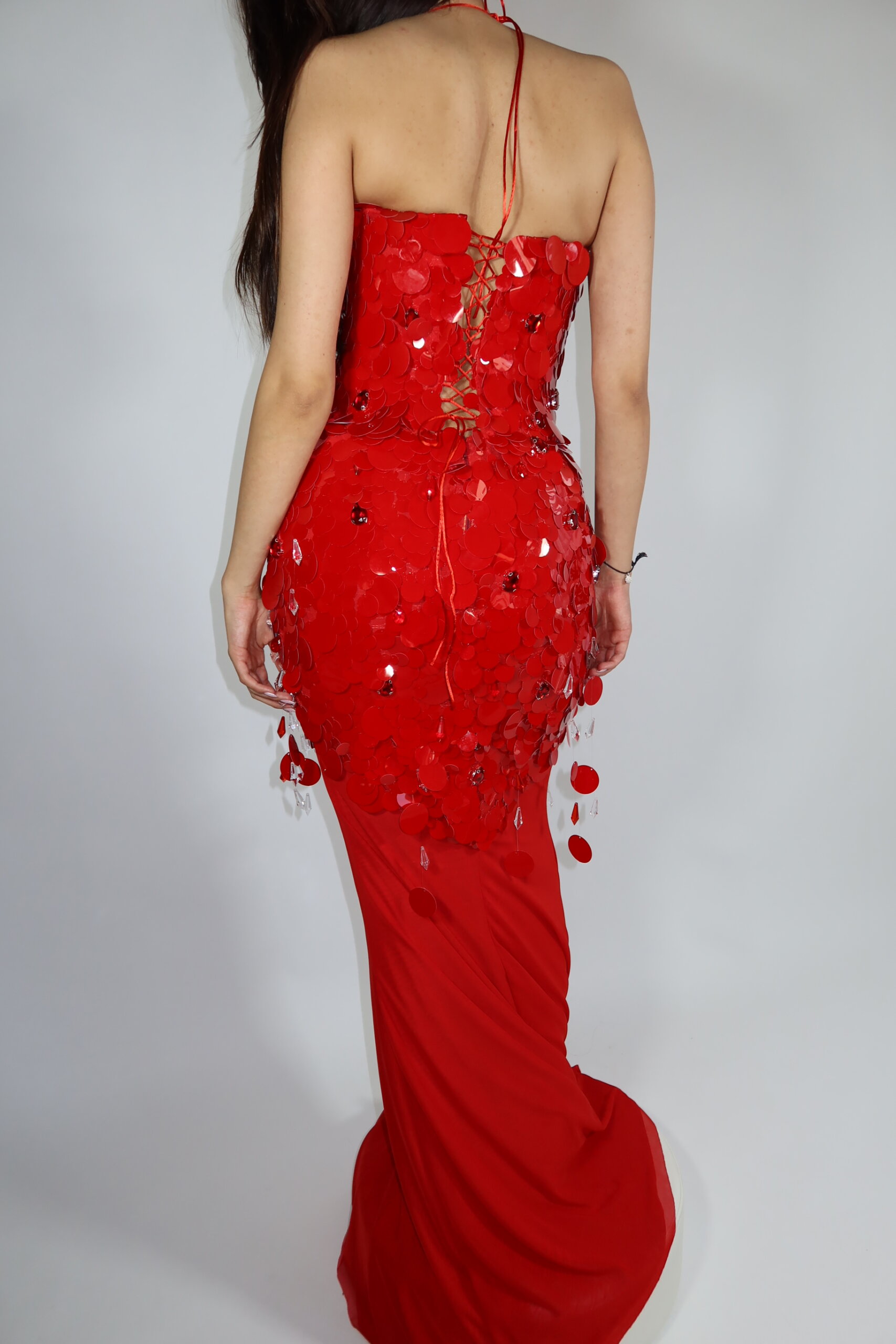 Red Ocean Dress - Image 4