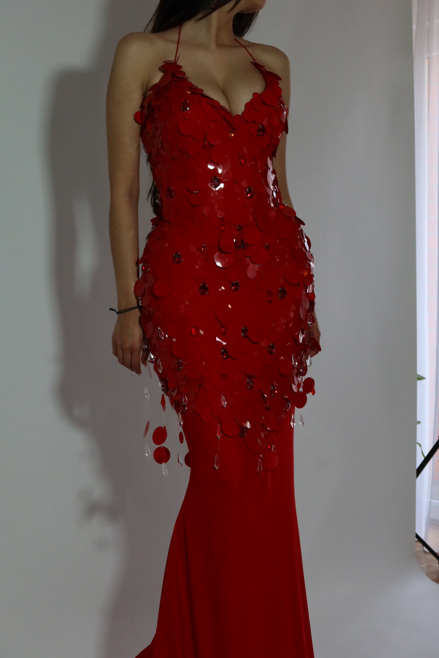 Red Ocean Dress - Image 5