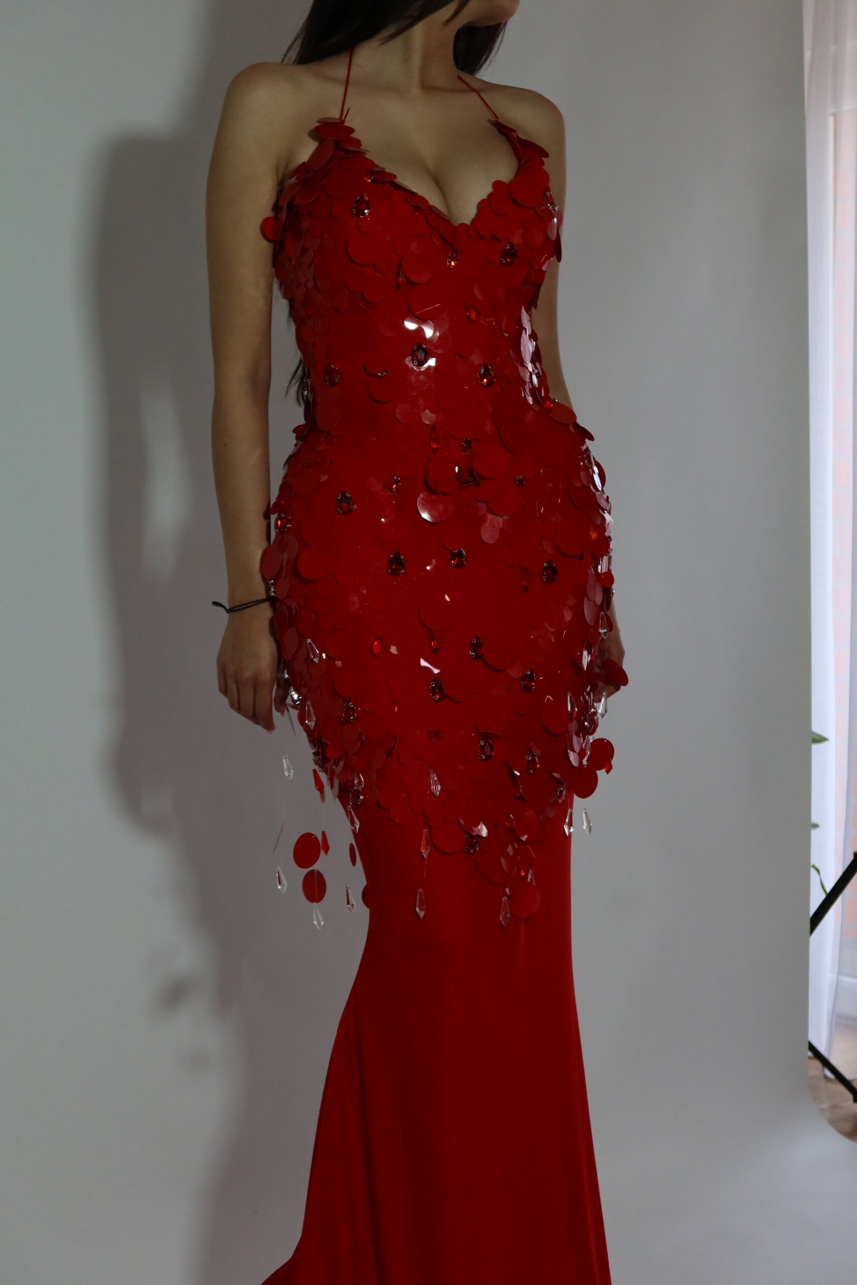Red Ocean Dress