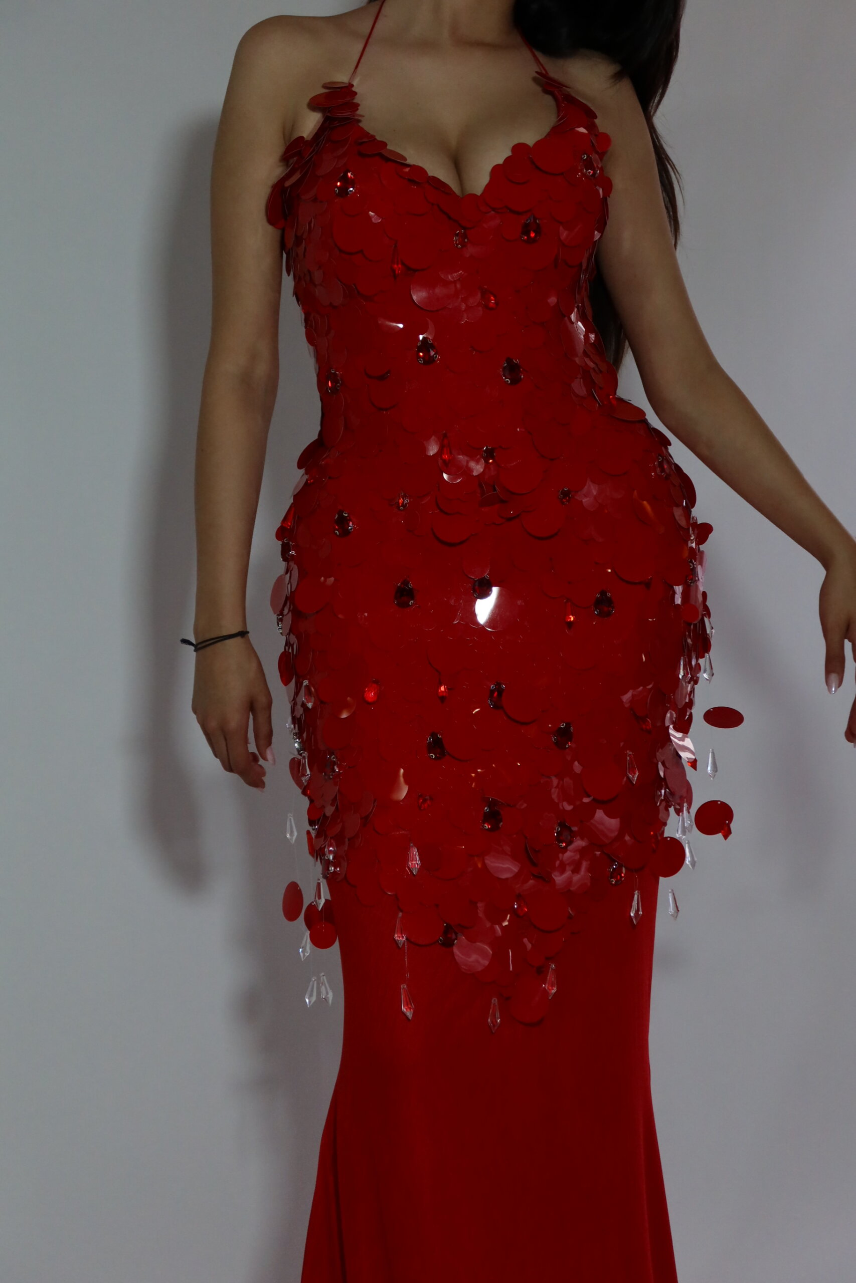 Red Ocean Dress - Image 3